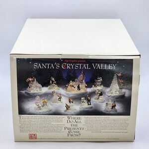Figi Graphics Santa's Crystal Valley The Audition vintage 1996 ILLUMINATED